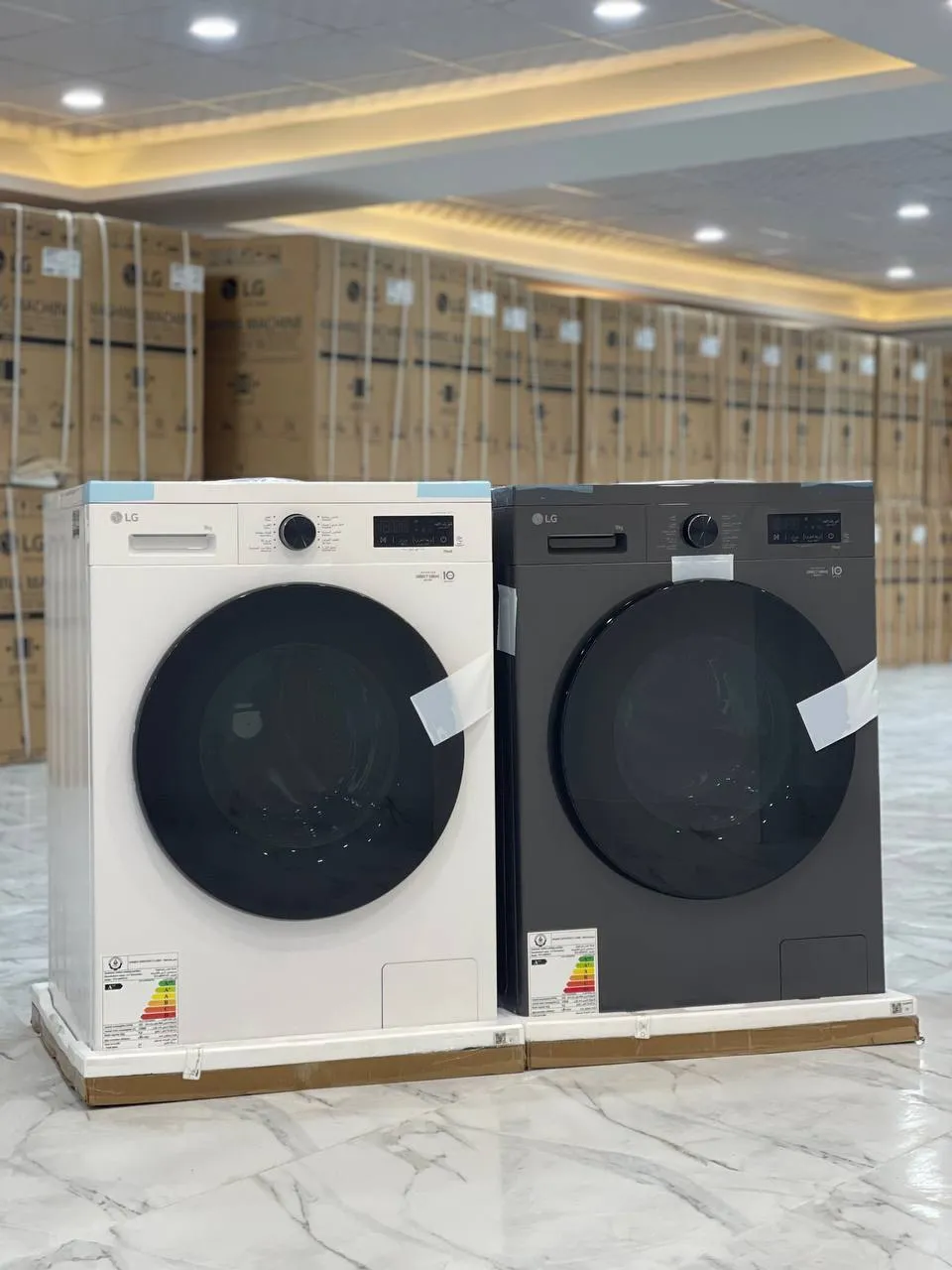 لباسشویی ال جی 9 کیلو Y1 دودی